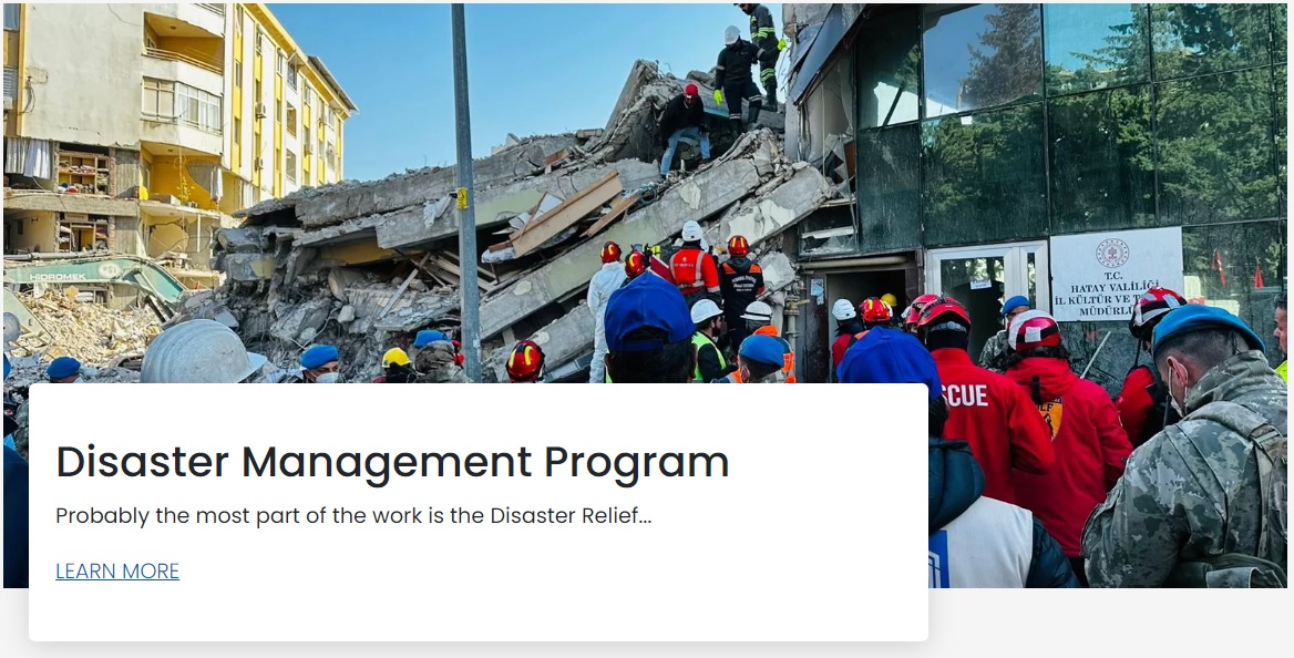 Disaster Management Program