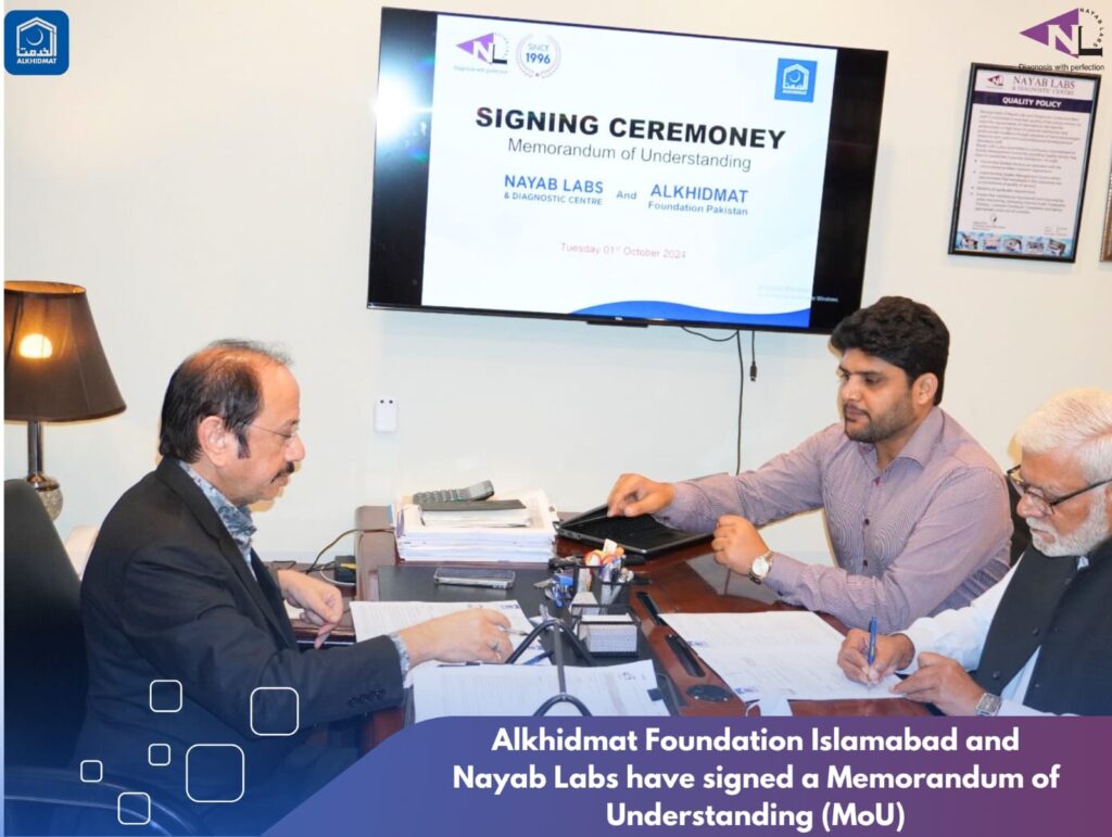 Alkhidmat Foundation was represented by its President, Hamid Ather Malik, and Shahzad Saleem Abbasi, Head of Corporate Outreach.