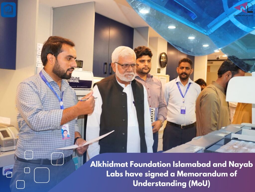 President, Hamid Ather Malik, and Shahzad Saleem Abbasi, Head of Corporate Outreach.